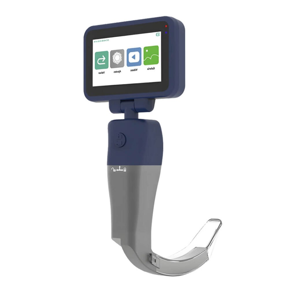 Front side of 4.5 inch Disposable Video Laryngoscope